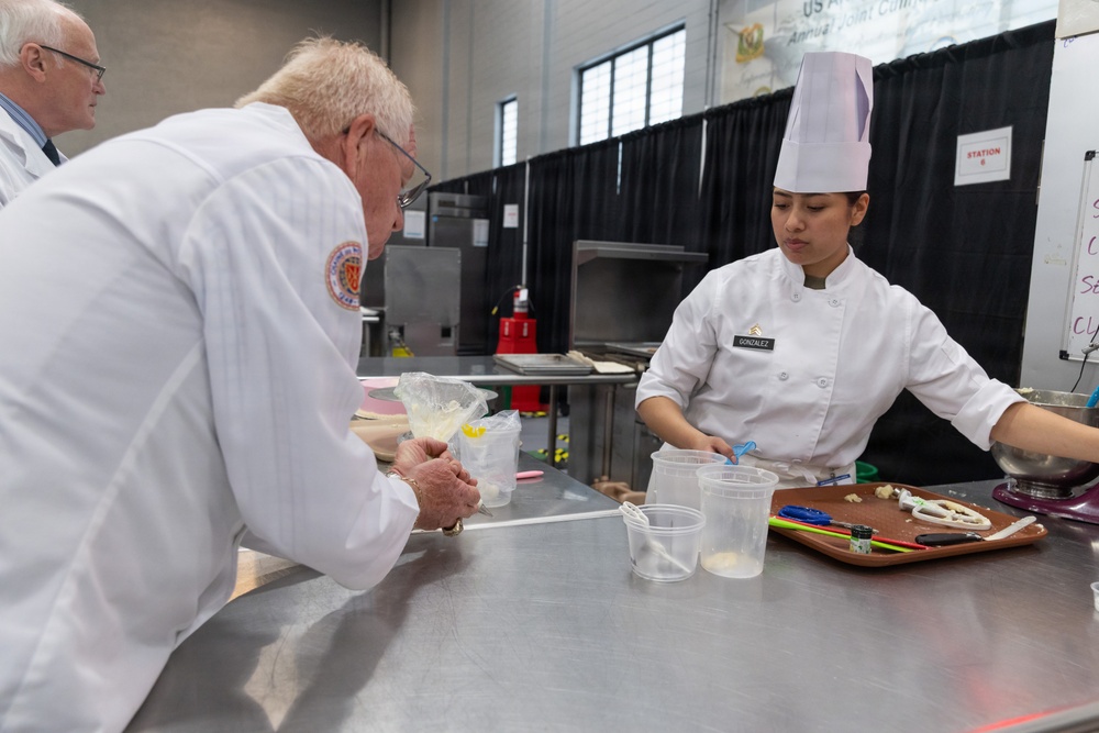 Army Reserve Pastry Student Skills Salon