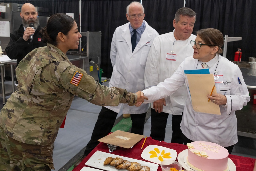 Army Reserve Pastry Student Skills Salon