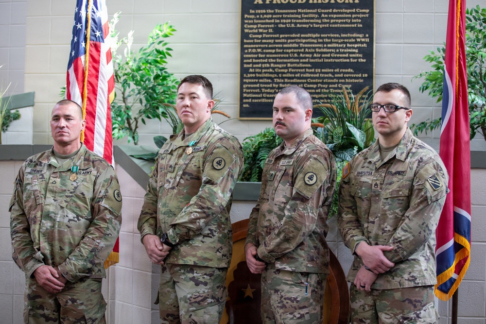 Soldiers compete in 30th Troop Command Best Warrior Competition