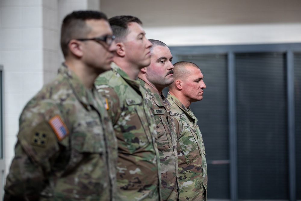 Soldiers compete in 30th Troop Command Best Warrior Competition