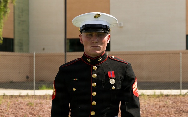 Precision in Yuma: Marine Barracks Washington Marines Visit Kofa High School