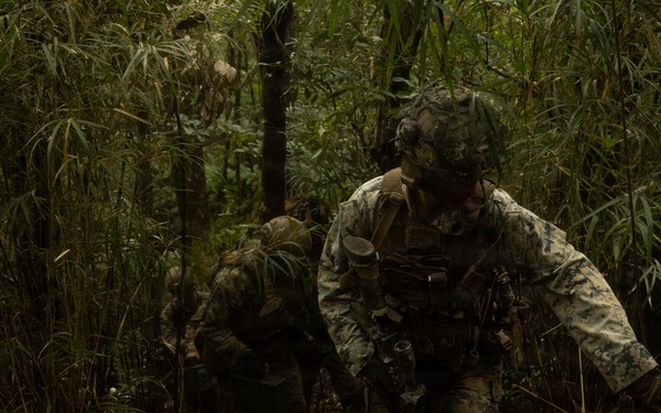 U.S. Marines with 12th LCT Execute Live-Fire Platoon Sized Attack