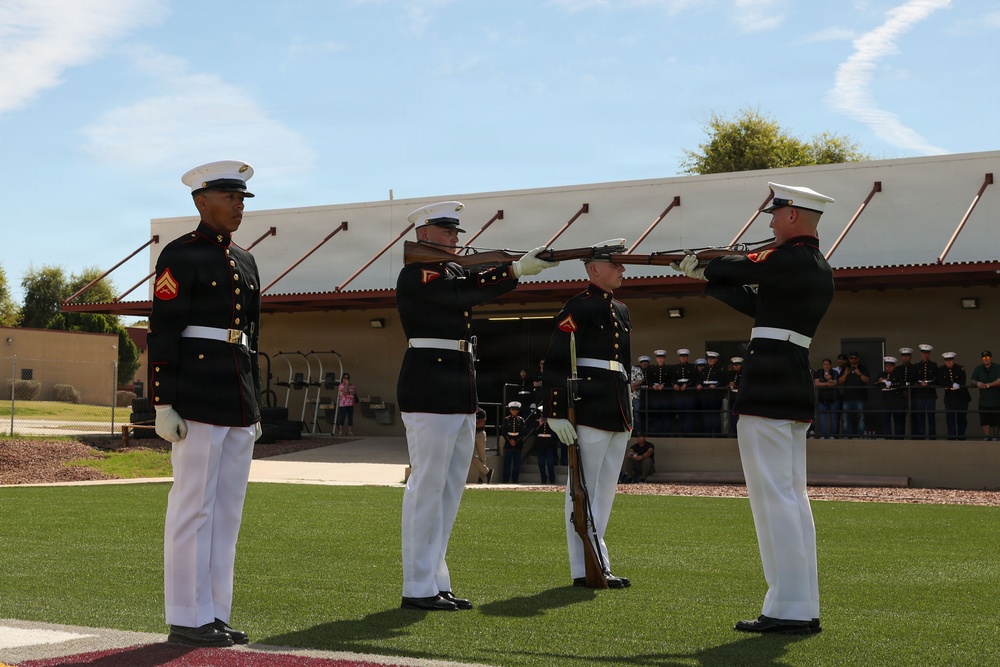 Precision in Yuma: Marine Barracks Washington Marines Visit Kofa High School