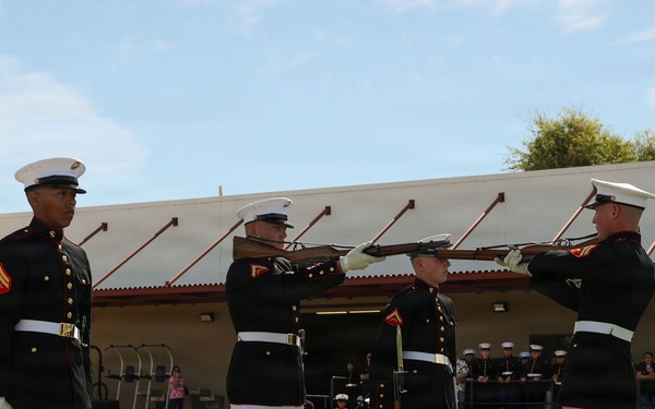 Precision in Yuma: Marine Barracks Washington Marines Visit Kofa High School