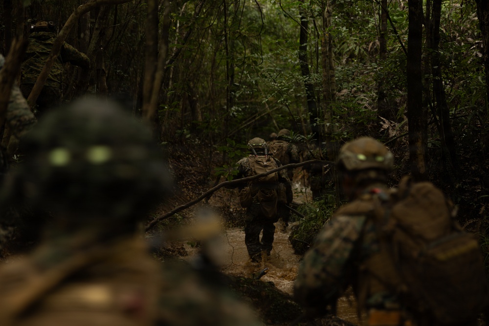 U.S. Marines with 12th LCT Execute Live-Fire Platoon Sized Attack