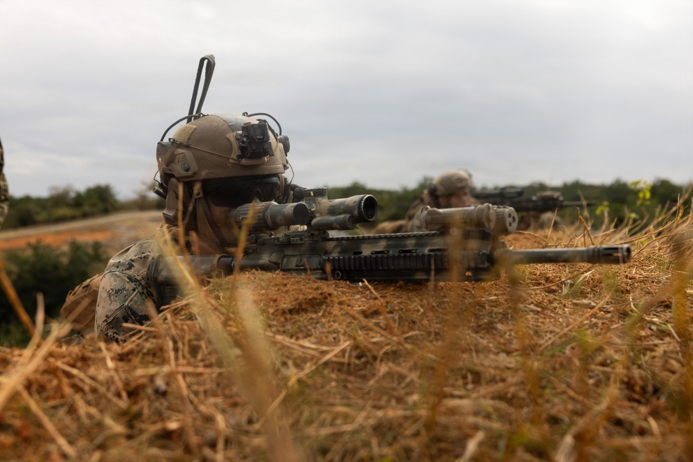 U.S. Marines with 12th LCT Execute Live-Fire Platoon Sized Attack