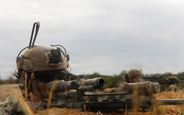 U.S. Marines with 12th LCT Execute Live-Fire Platoon Sized Attack