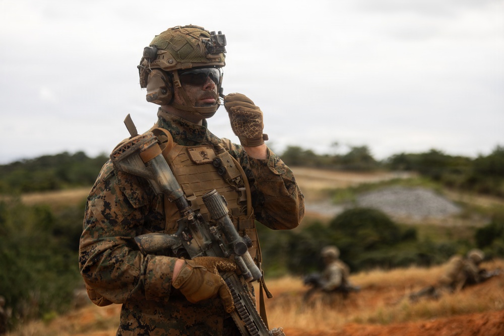 U.S. Marines with 12th LCT Execute Live-Fire Platoon Sized Attack