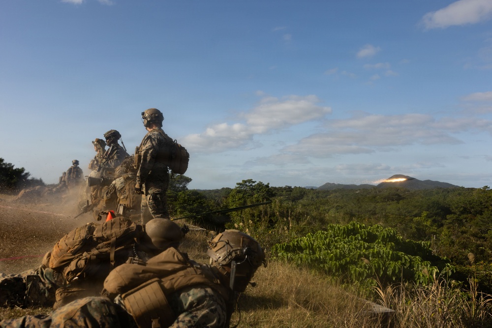 U.S. Marines with 12th LCT Execute Live-Fire Platoon Sized Attack