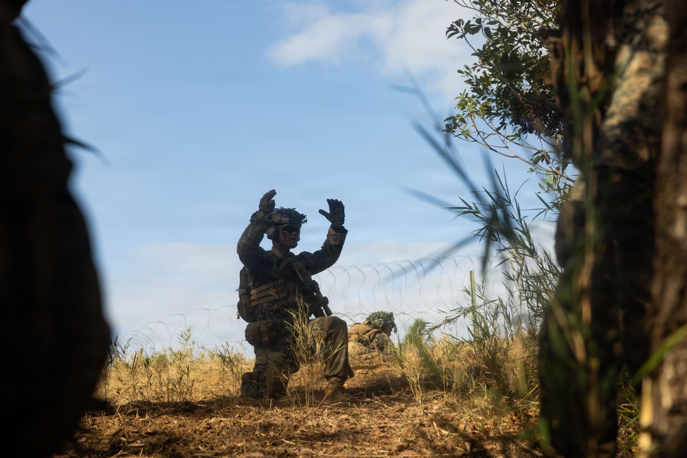 U.S. Marines with 12th LCT Execute Live-Fire Platoon Sized Attack