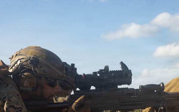 U.S. Marines with 12th LCT Execute Live-Fire Platoon Sized Attack