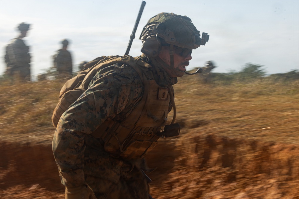 U.S. Marines with 12th LCT Execute Live-Fire Platoon Sized Attack