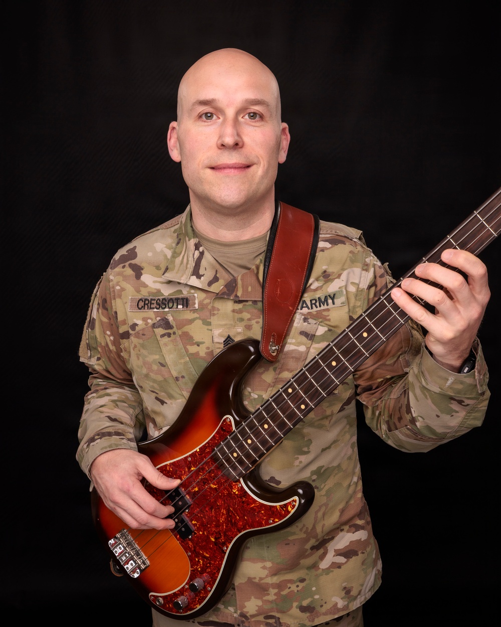 Sgt. 1st Class Nicholas Cressotti - Bass -  US Army Field Band Personnel Headshots