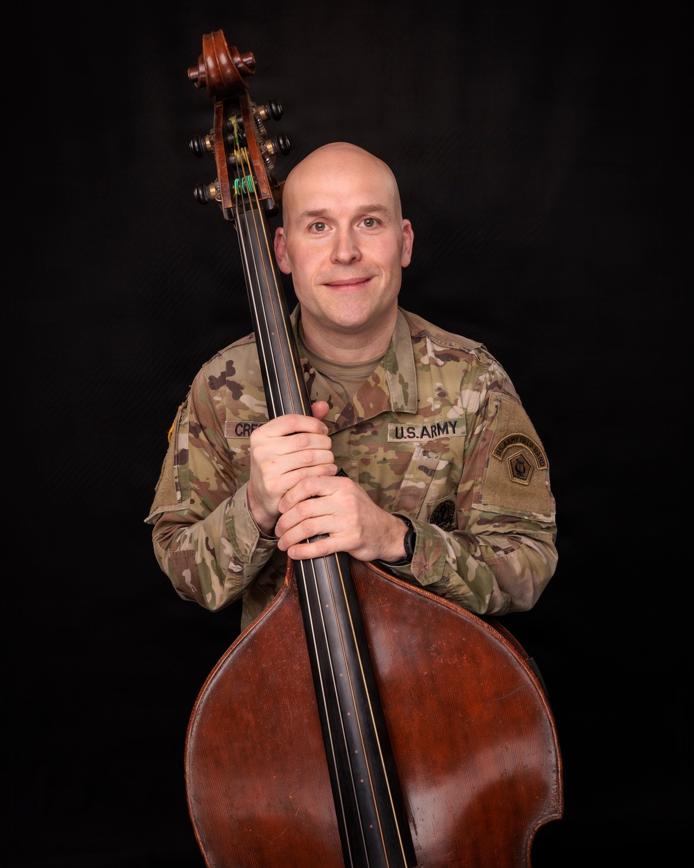 Sgt. 1st Class Nicholas Cressotti - Bass -  US Army Field Band Personnel Headshots