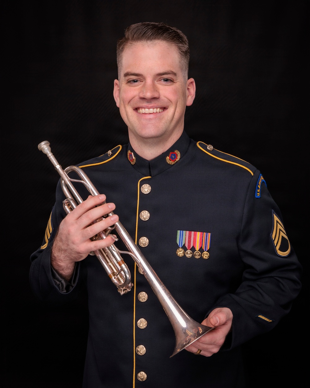 Staff Sgt. Bradlee Brown - Trumpet - US Army Field Band Personnel Headshots