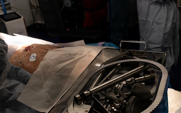 11th MEU Marines, Sailors Conduct a Simulated Casualty Drill Aboard USS Boxer