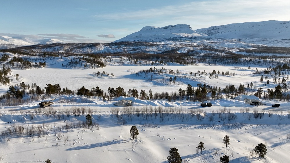 CORE26 | UK , Norwegian Forces Live Fire Artillery in Norway