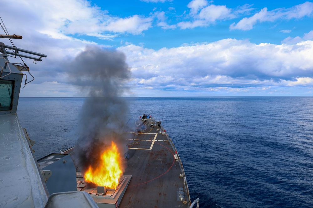 USS Thomas Hudner supports Operation Epic Fury