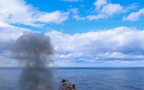 USS Thomas Hudner supports Operation Epic Fury