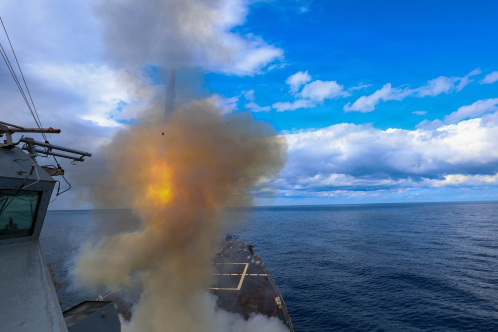 USS Thomas Hudner supports Operation Epic Fury