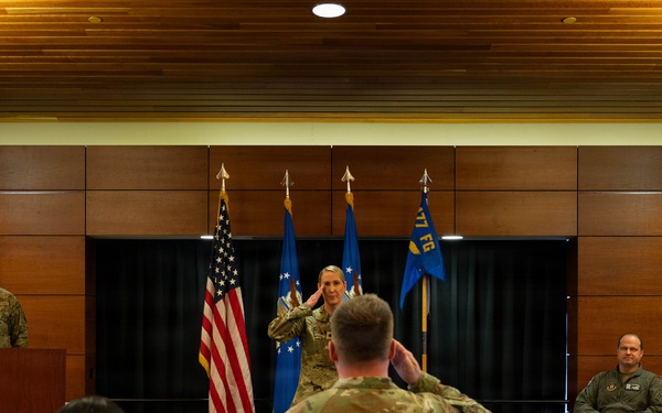 477th Force Support Squadron Assumption of Command