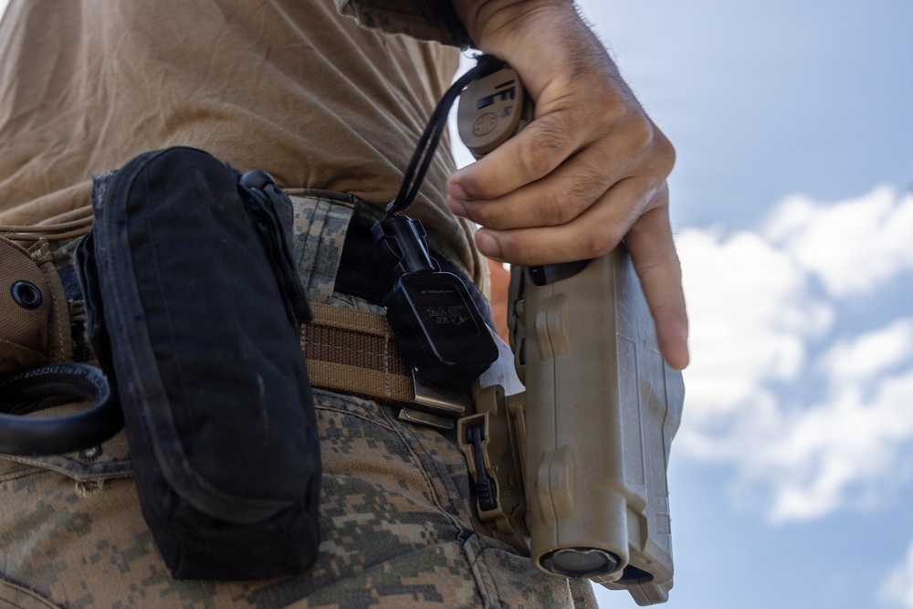 22nd MEU (SOC) | MSPF Marines Conduct Pistol Qualification Aboard USS Fort Lauderdale