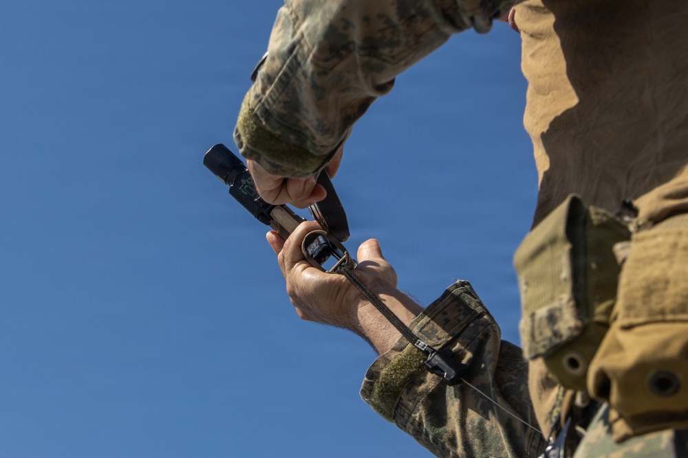22nd MEU (SOC) | MSPF Marines Conduct Pistol Qualification Aboard USS Fort Lauderdale