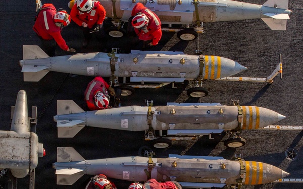 Lincoln Flight Ops Support Operation Epic Fury