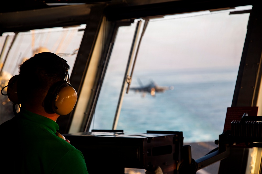 Lincoln Flight Ops Support Operation Epic Fury