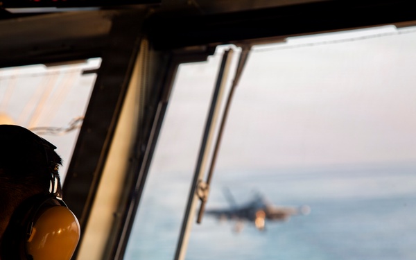 Lincoln Flight Ops Support Operation Epic Fury