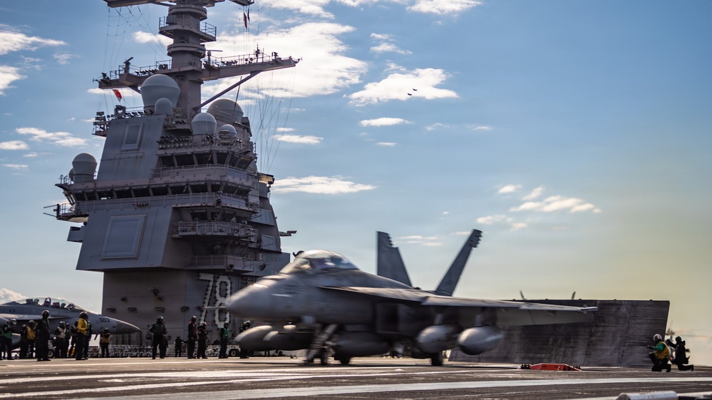 USS Gerald R. Ford supports Operation Epic Fury