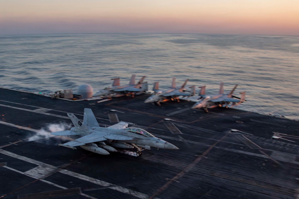 Lincoln Flight Ops Support Operation Epic Fury