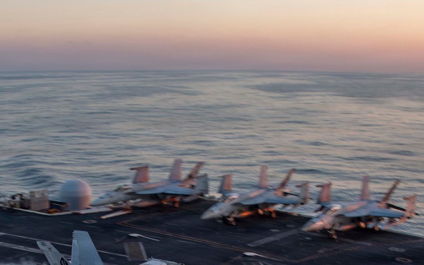 Lincoln Flight Ops Support Operation Epic Fury