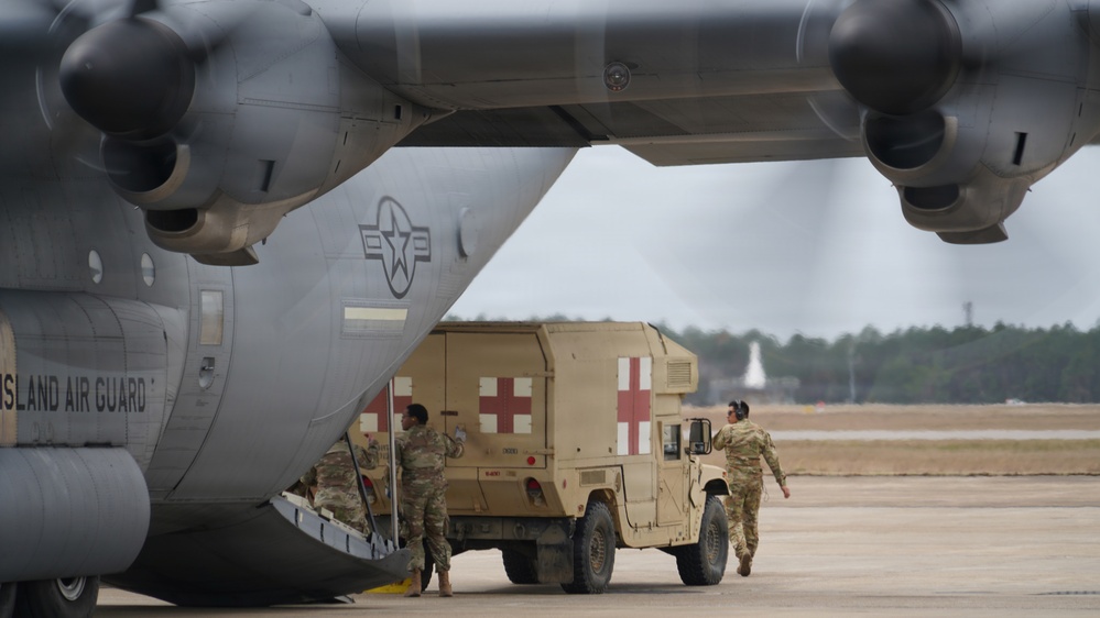 C-130H Medevac exercise