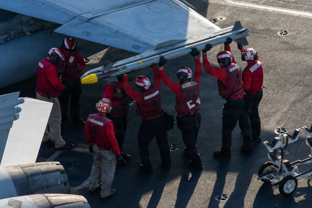 Lincoln Flight Ops Support Operation Epic Fury