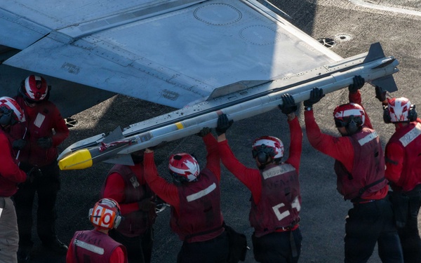 Lincoln Flight Ops Support Operation Epic Fury