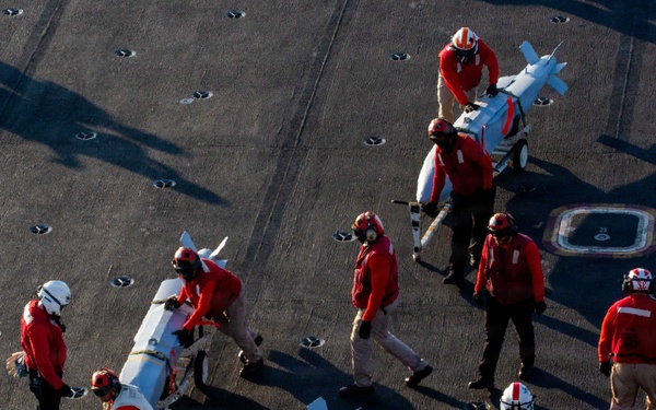 Lincoln Flight Ops Support Operation Epic Fury