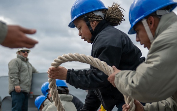 USS New Orleans (LPD 18) Conducts Sea &amp; Anchor