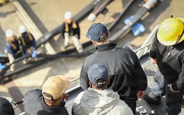 USS New Orleans (LPD 18) Receives Fuel