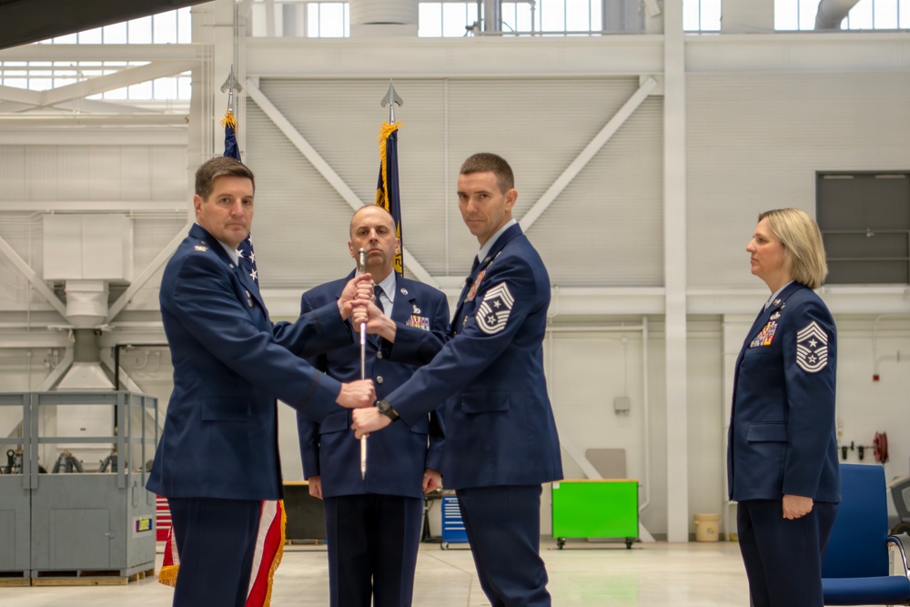 Chief Master Sgt. Rankin takes reins as 145th Airlift Wing command chief