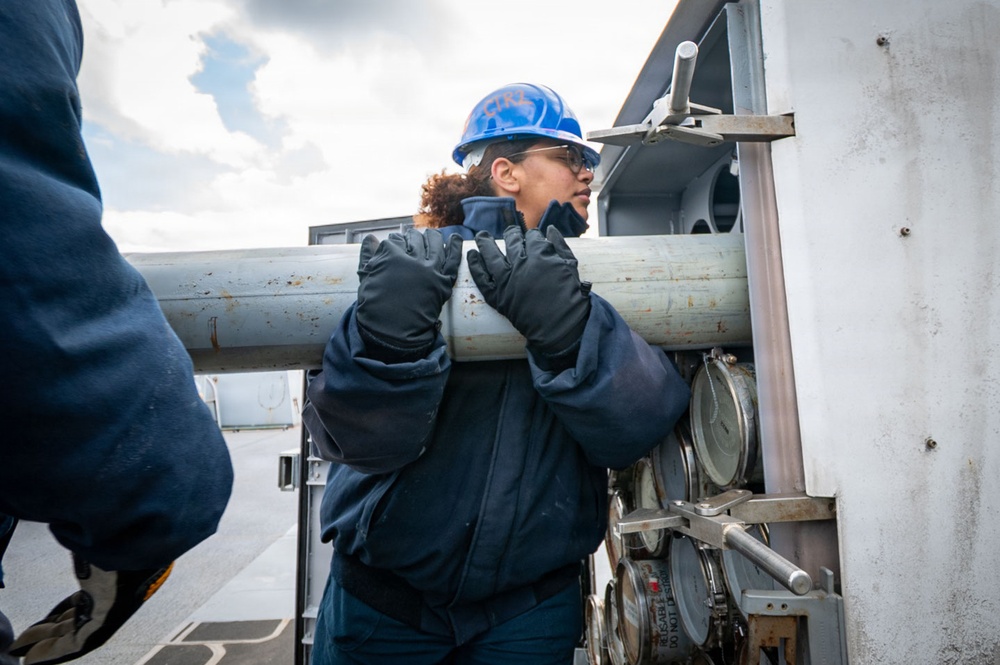 USS New Orleans (LPD 18) Conducts Routine Operations while at Anchorage