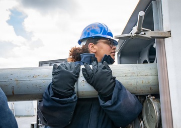 USS New Orleans (LPD 18) Conducts Routine Operations while at Anchorage