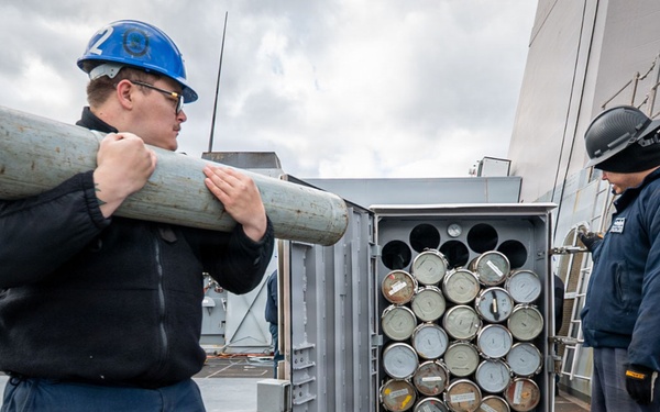 USS New Orleans (LPD 18) Conducts Routine Operations while at Anchorage