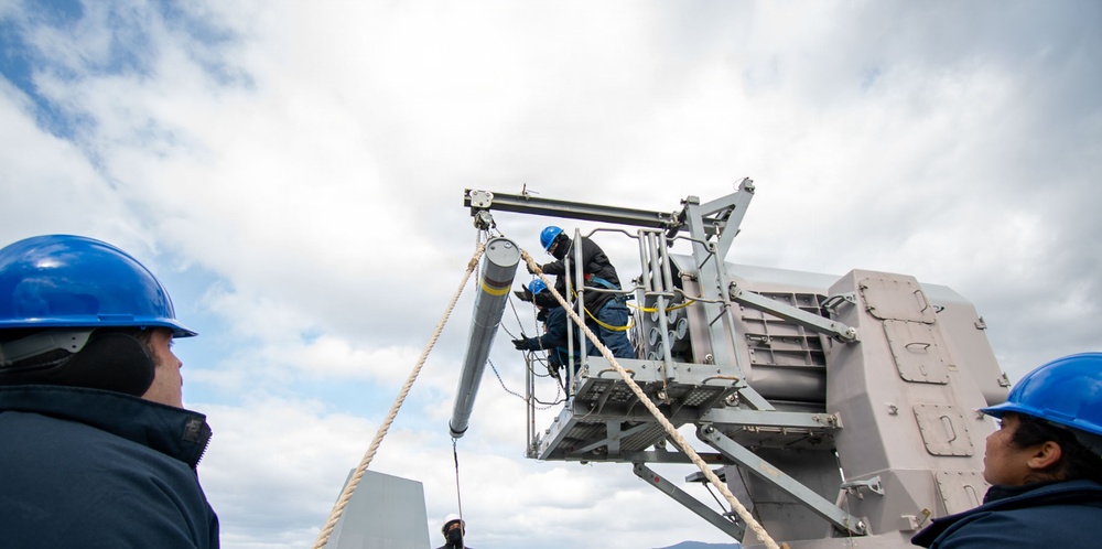 USS New Orleans (LPD 18) Conducts Routine Operations while at Anchorage