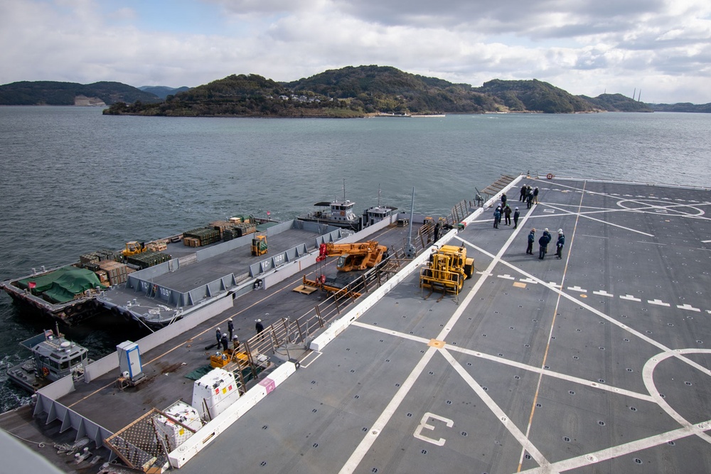USS New Orleans (LPD 18) Conducts Routine Operations while at Anchorage
