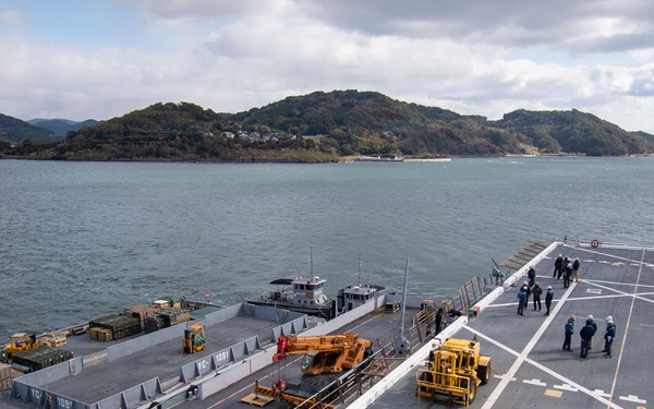 USS New Orleans (LPD 18) Conducts Routine Operations while at Anchorage