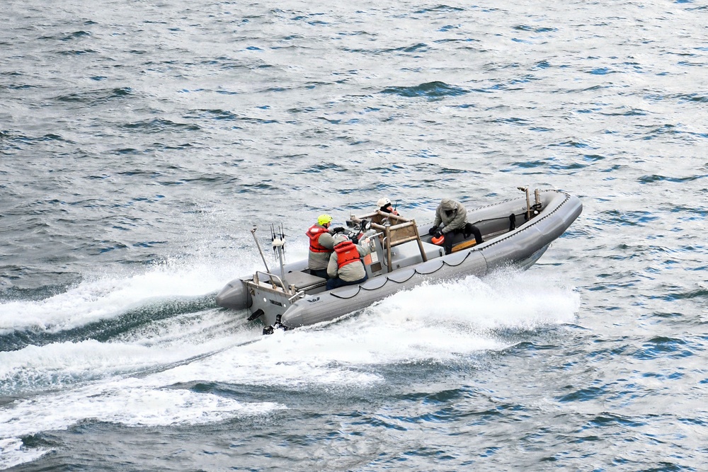 USS New Orleans (LPD 18) Conducts Routine Operations while at Anchorage