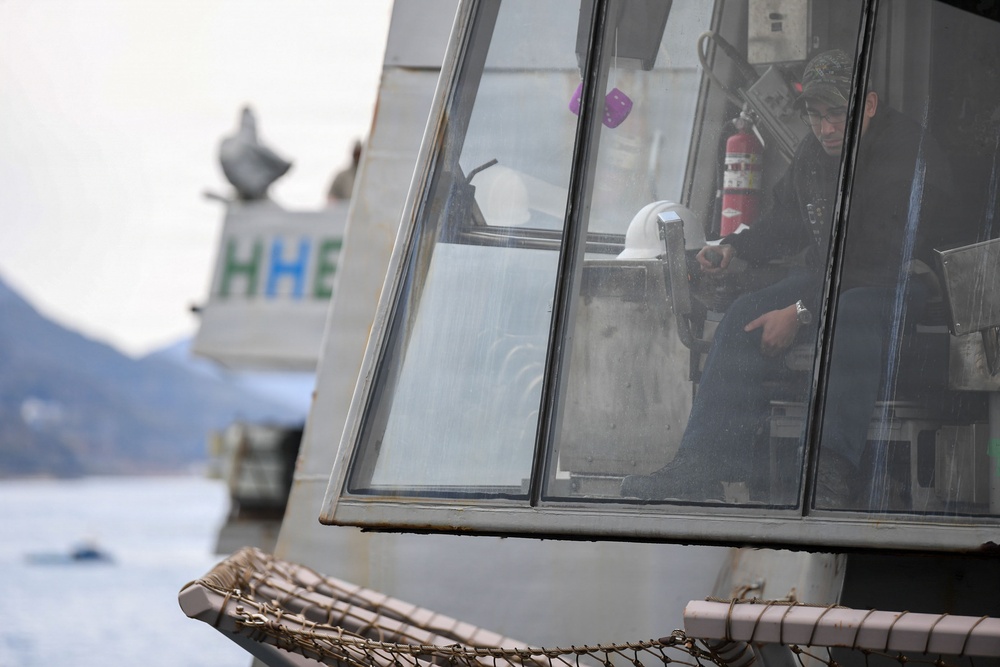 USS New Orleans (LPD 18) Conducts Routine Operations while at Anchorage
