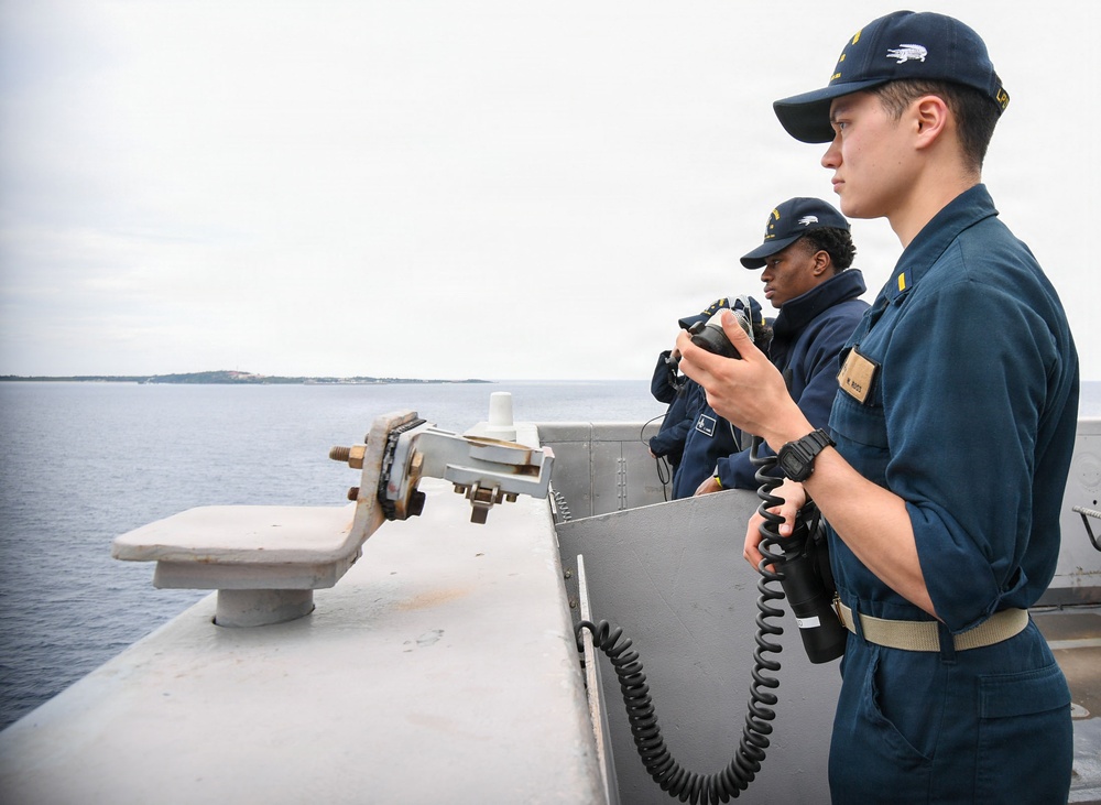 USS New Orleans (LPD 18) Conducts Routine Operations at White Beach Naval Facility