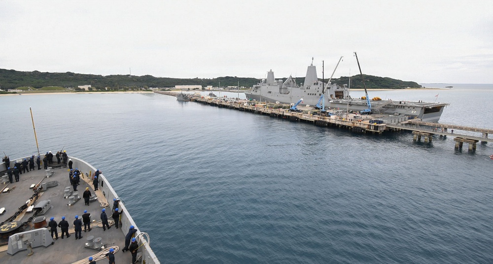 USS New Orleans (LPD 18) Conducts Routine Operations at White Beach Naval Facility